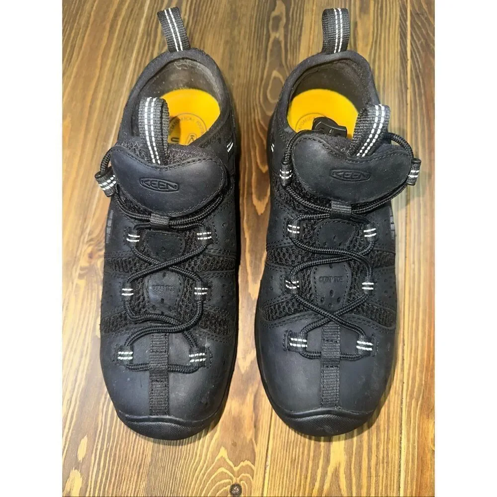 KEEN Utility Men's Atlanta Cool II Steel Toe work shoes size 7 EE oil water resi